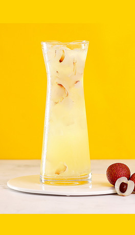 鲜榨果汁水果茶荔枝茶鲜榨荔枝茶