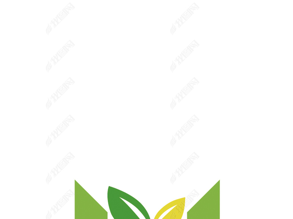 原创MY字体设计绿化园林商标志LOGO小清新