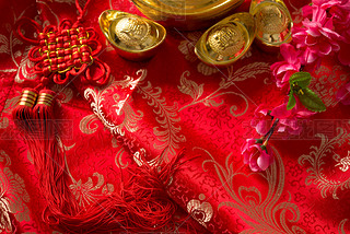 Chinese new year festival decorations background