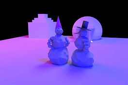 ѩ˺ snowwoman ڷۺɫǳɫĹ