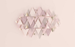 Rhombus, triangle abstract background, depth of field effect.ִ,մ,,װԪ.3DǽǽֽƼ3D
