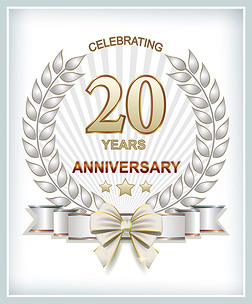 周年纪念卡 20 年