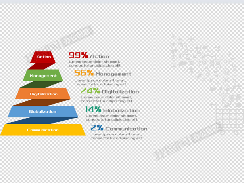 ppt创意素材图表