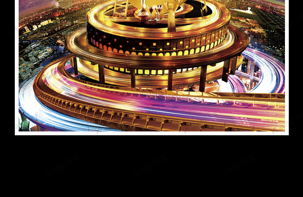 广告设计 海报设计 其他海报设计 城市中心荣耀绽放房地产宣传海报