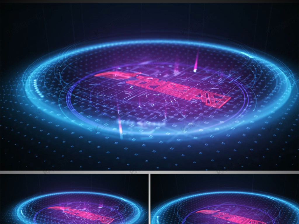 高清科技感冲击波特效动画Logo片头AE模板素材(aep格式)免费下载_片头片尾|logo大全_AE模板-我图网