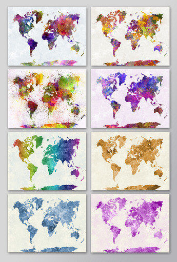 炫彩世界地图背景图片设计下载-编号26448976-其他-我图网