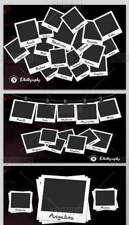 照片拼图设计模板