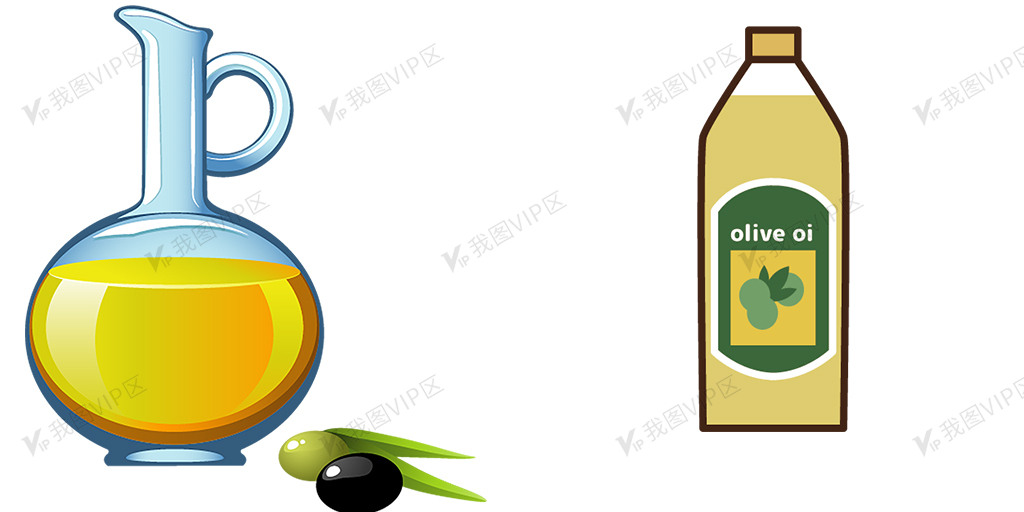 卡通食用油橄榄油免抠png图片