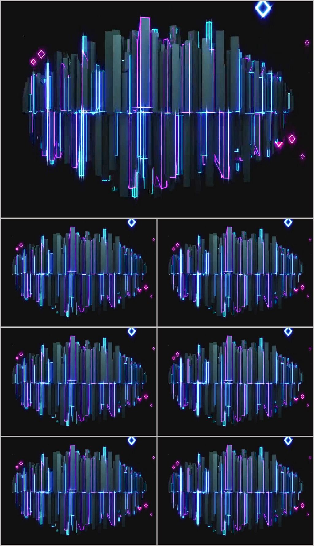 心跳节拍视频素材