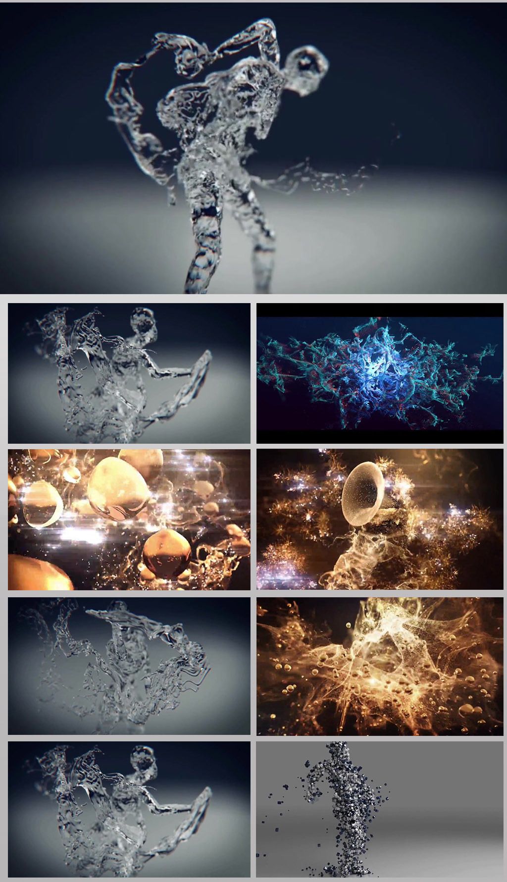 唯美粒子特效演绎素材