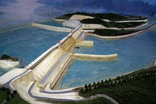 三峡水电站模型