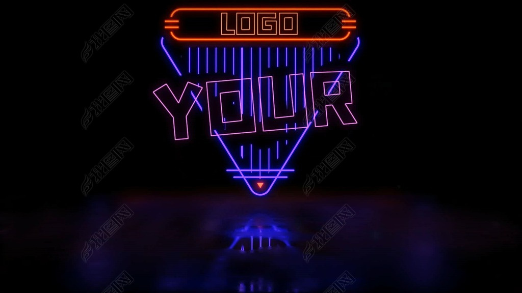 ɫ޺˸ֹЧLOGO־AE