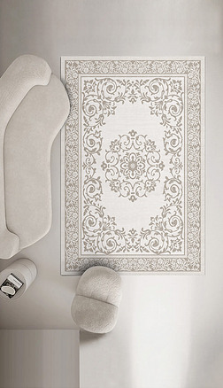 欧式极简花纹地毯土耳其地毯挂毯床边毯
