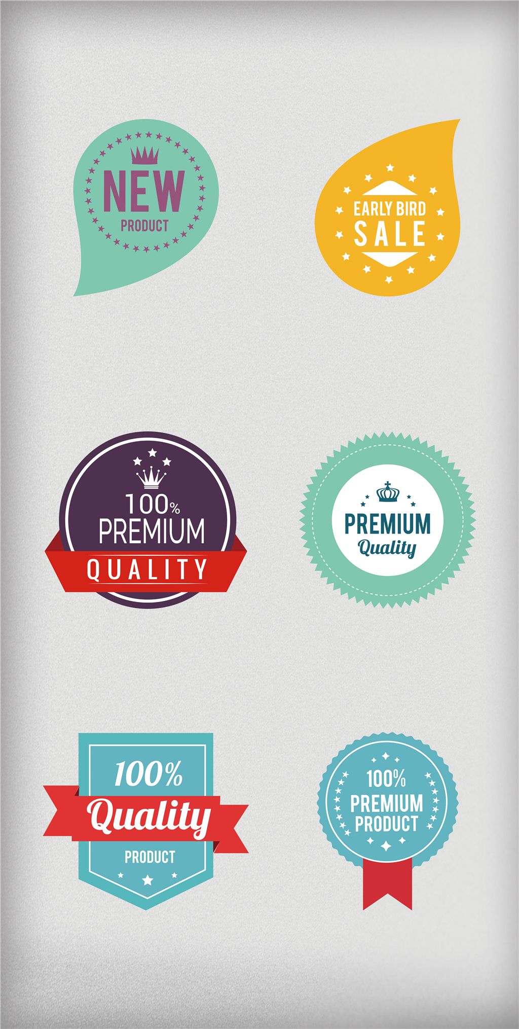 创意时尚促销标签宣传设计