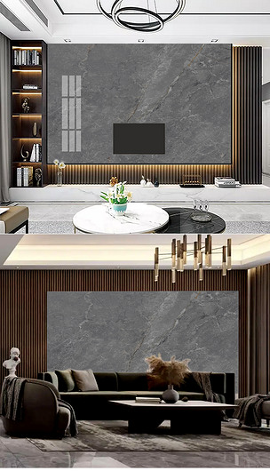 高级灰大理石高档石材岩板石纹背景墙