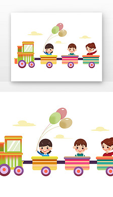 儿童小火车专题模板-儿童小火车图片素材下载-我图网