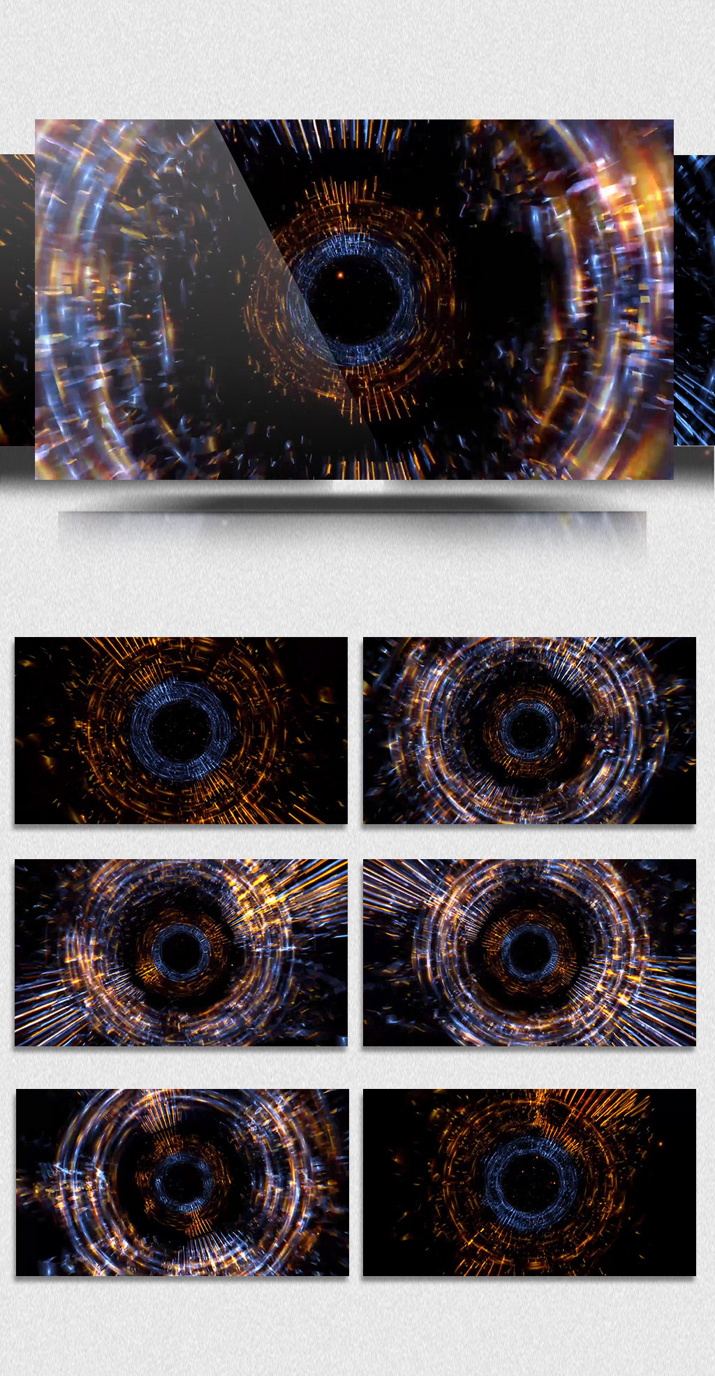 4k冷光科技粒子隧道光源动感DJ背景