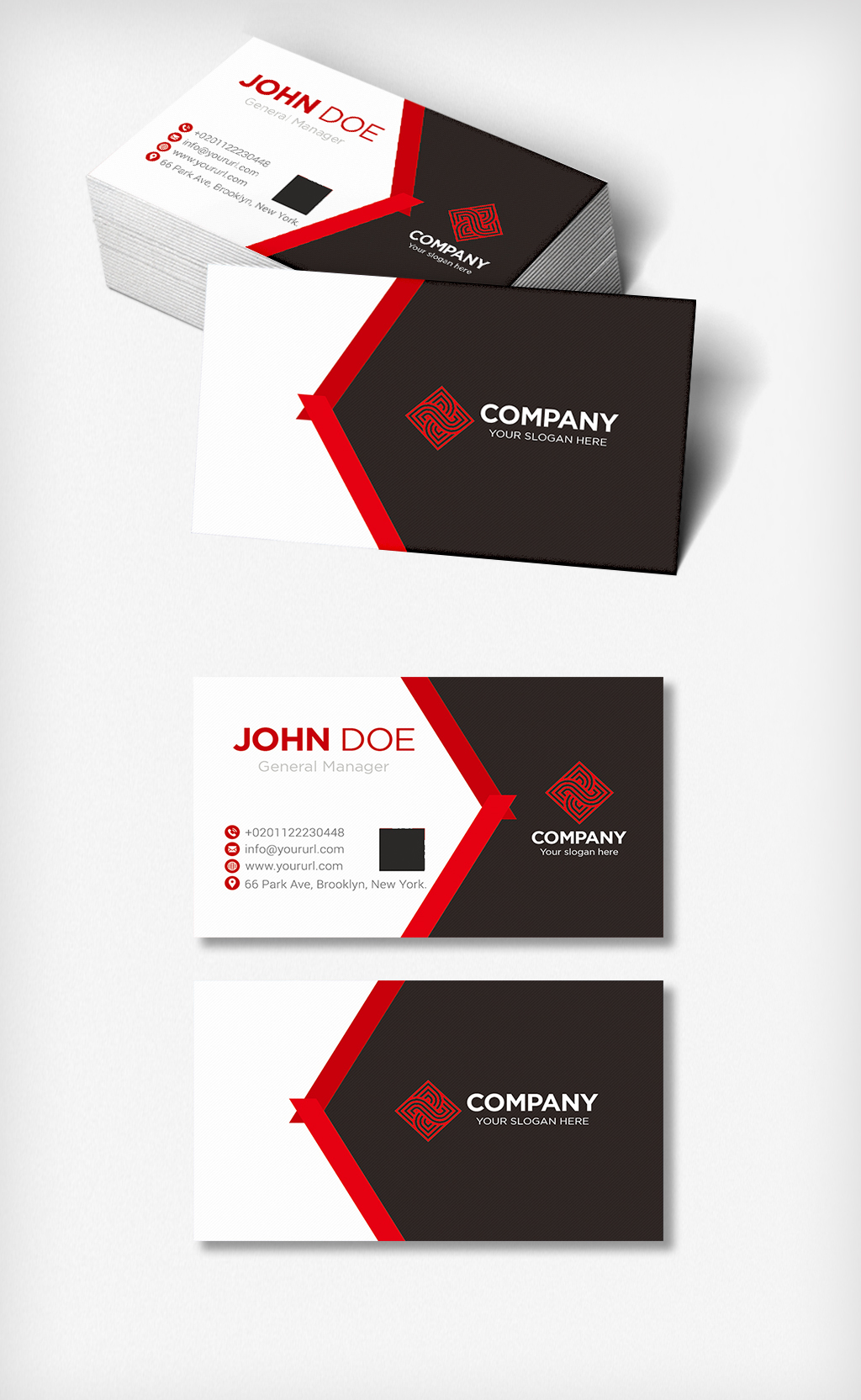 黑色大气商务名片模板图片素材(psd分层格式)下载_商业服务名片大全