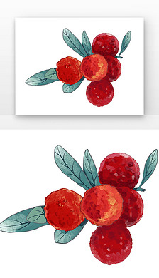 小暑杨梅写实杨梅水果美食