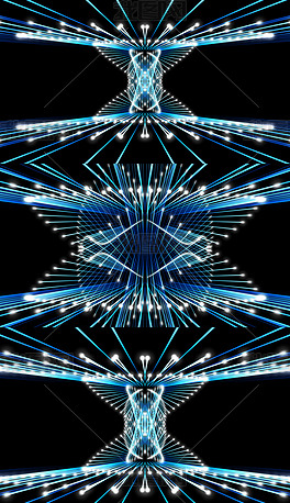 蓝色粒子转场背景4k