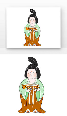 绿衣胖女人传统文化唐朝女人