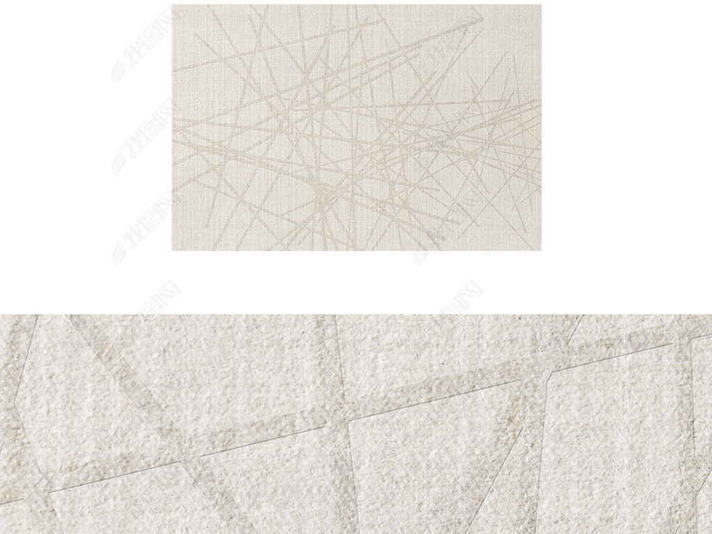 北欧简约抽象几何线条侘寂风床边毯客厅地毯地垫