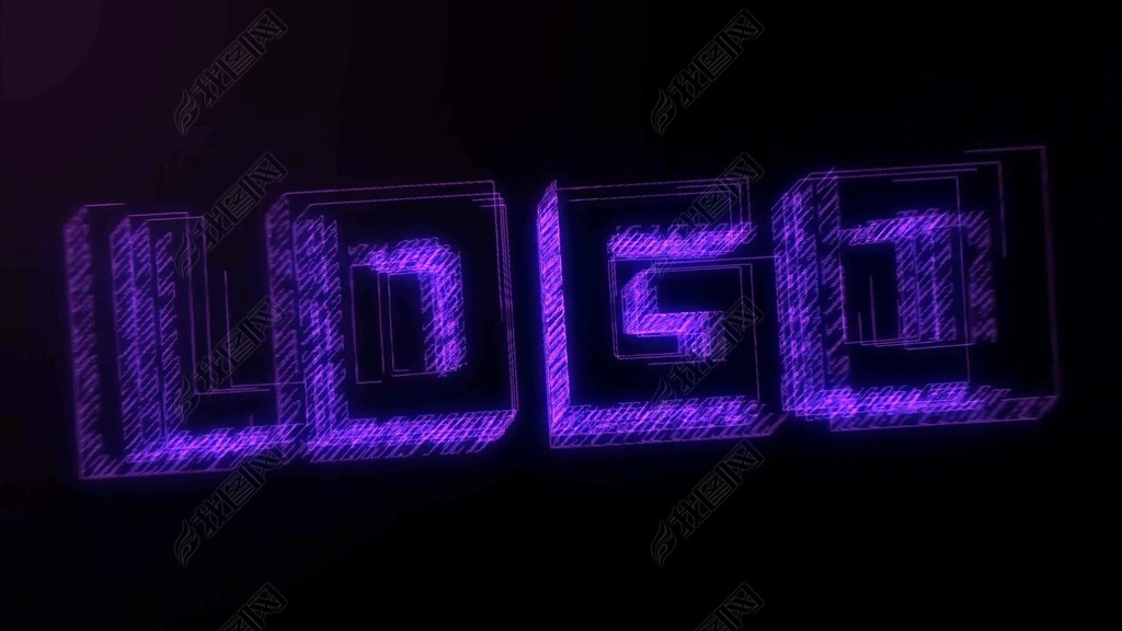 ɫ߿˸ҫLOGO־ƬͷAEģ