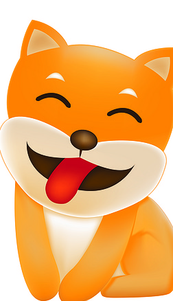 卡通柴犬小狗吉祥物