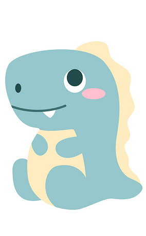 卡通可爱小恐龙下载-编号27563790-动物类卡通形象-我图网