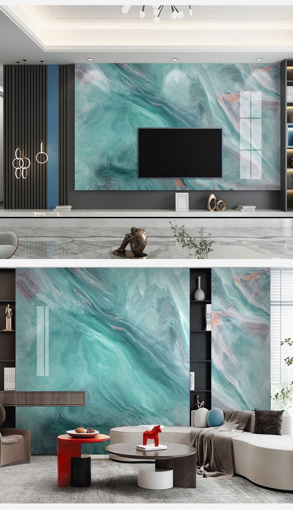 抽象岩板大理石纹背景墙壁纸下载-编号27575316-电视背景墙-我图网