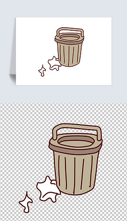 桶装水 水桶免抠元素|卡通水桶png素材