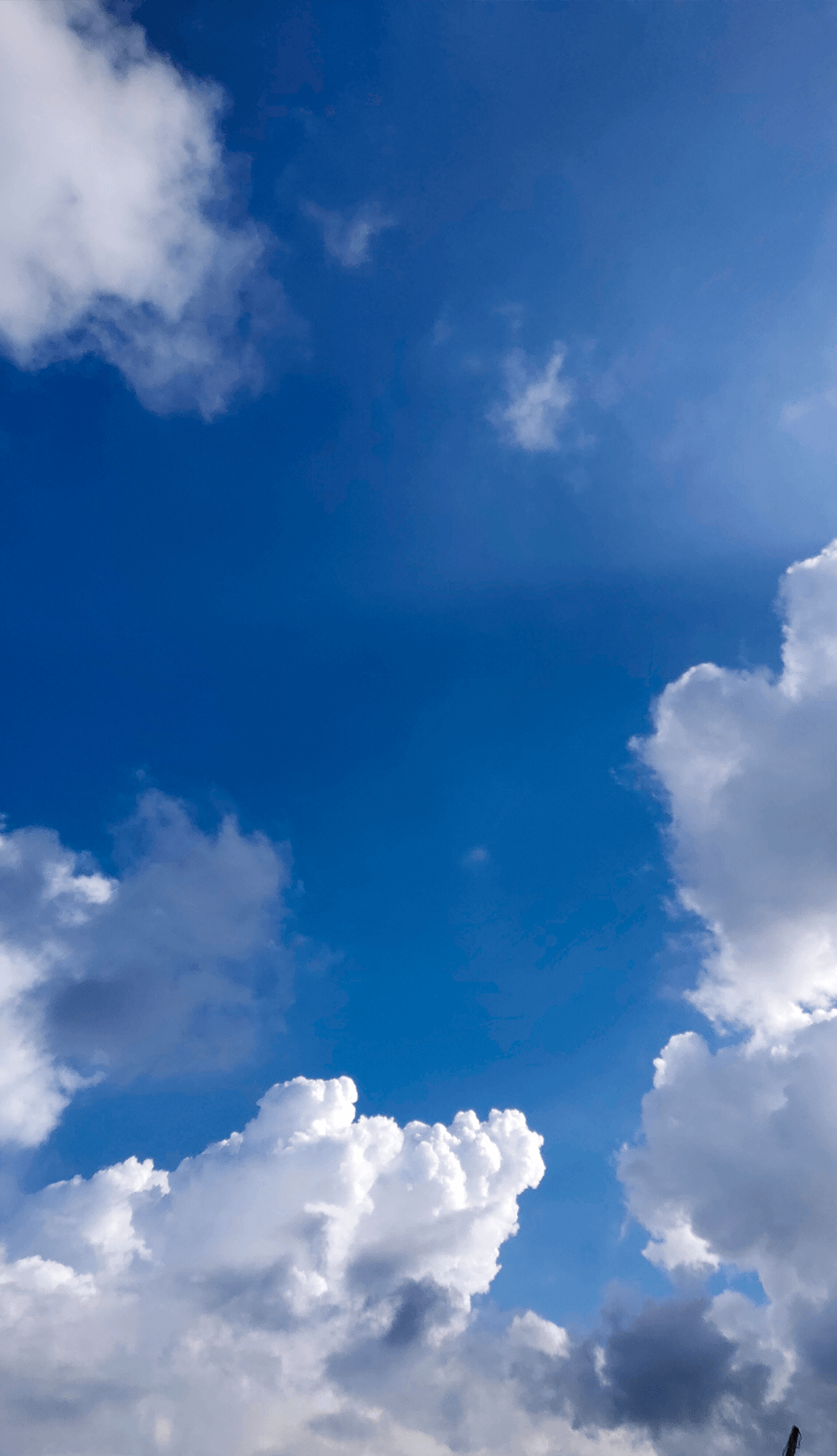 蓝天白云高清摄影图