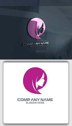 女性行业护理logo