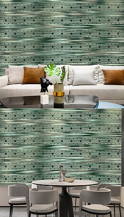 现代手绘抽象线条纹理波点客厅瓷砖背景