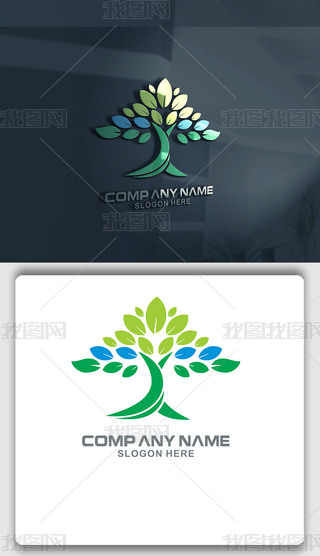 LOGO 树专题模板-LOGO 树图片素材下载-我图网