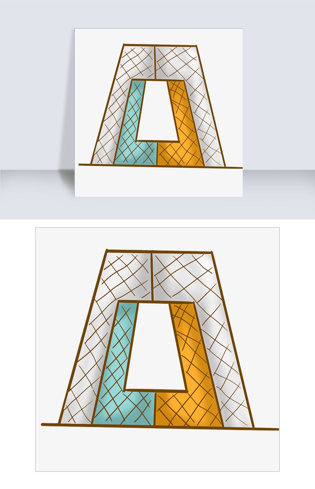 中央电视台建筑插画