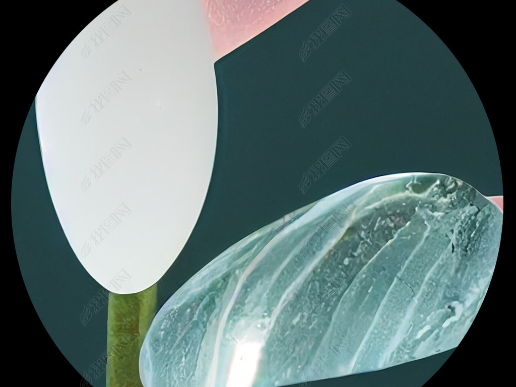 现代玉石植物花卉玉雕浮雕玄关装饰画