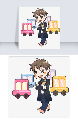 卡通记者人物图片素材-卡通记者人物模板下载-我图网vip素材