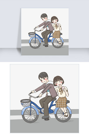 交通安全错误自行车后座带人png