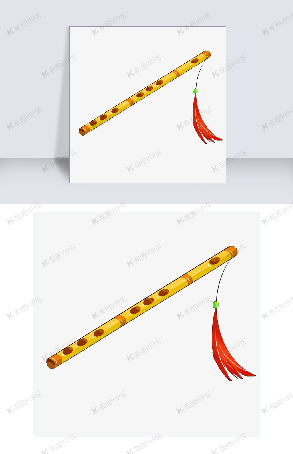 黄色的笛子手绘插画图片素材(psb格式)免费下载_动漫人物大全-我图网