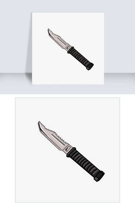 手绘警用弹簧匕首插画图片素材(psb格式)免费下载_动漫人物大全-我