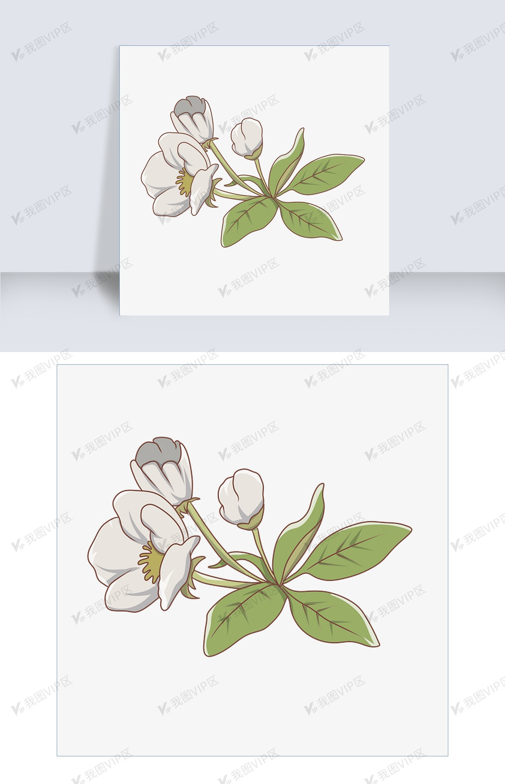 设计元素 人物形象 动漫人物 手绘春季木棉花插画登录后查看完整大图