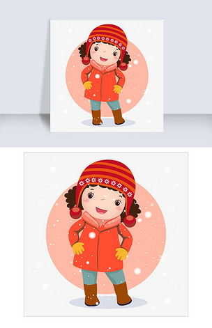 新年穿新衣的小孩