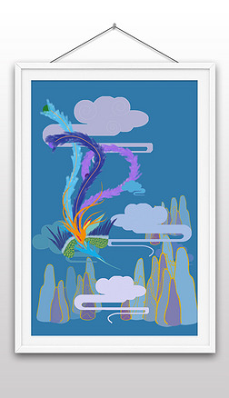 凤凰墙绘专题模板-凤凰墙绘图片素材下载-我图网