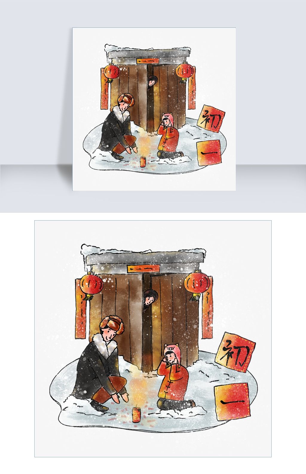 大年初一开门炮仗