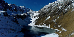 西藏索县嘎木乡高原雪山冰川湖泊风景航拍4K