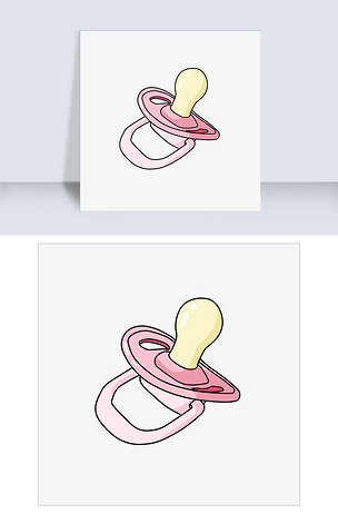 手绘卡通造型奶嘴