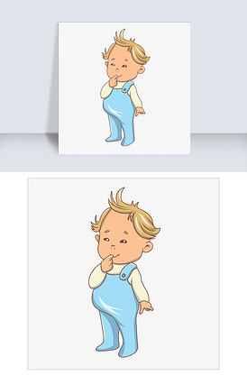 吃手指的可爱宝宝