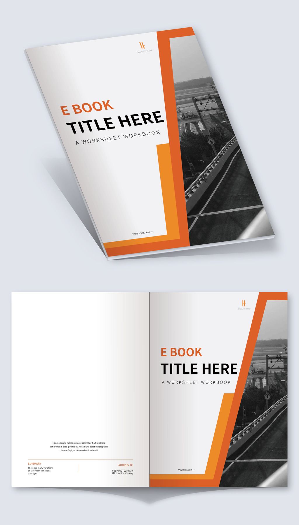 配色方案公司简介手册封面id设计模板