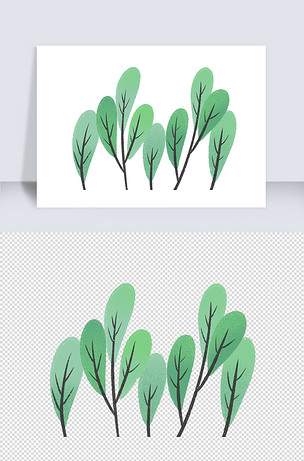 ins风树叶叶子素材